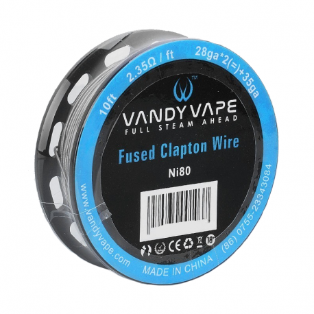 Vandy Vape Fused Claton Wire Ni80 28AWG*2+35AWG - 3m