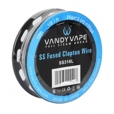 Vandy Vape SS316 Flat Clapton 26AWG*2+30AWG*3m/bobina