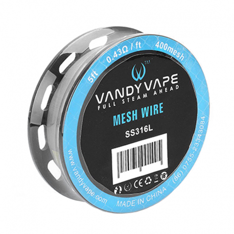 Vandy Vape Ni80 Mesh Wire - 400 mesh - 1.5m