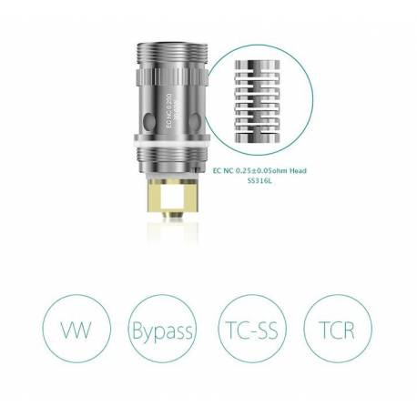 iSmoka Eleaf resistenza EC NC - 0.25ohm - 5pz