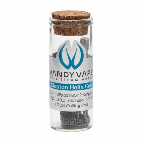 Vandy Vape Clapton Helix Coil 28ga(A1)*38ga(Ni80)*2+26ga(A1)*2