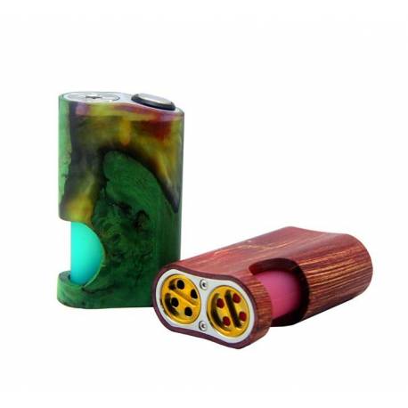 Arctic Dolphin Amber Mod - Legno Stabilizzato - Squonk